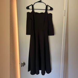 New Black Metisu Midi Dress